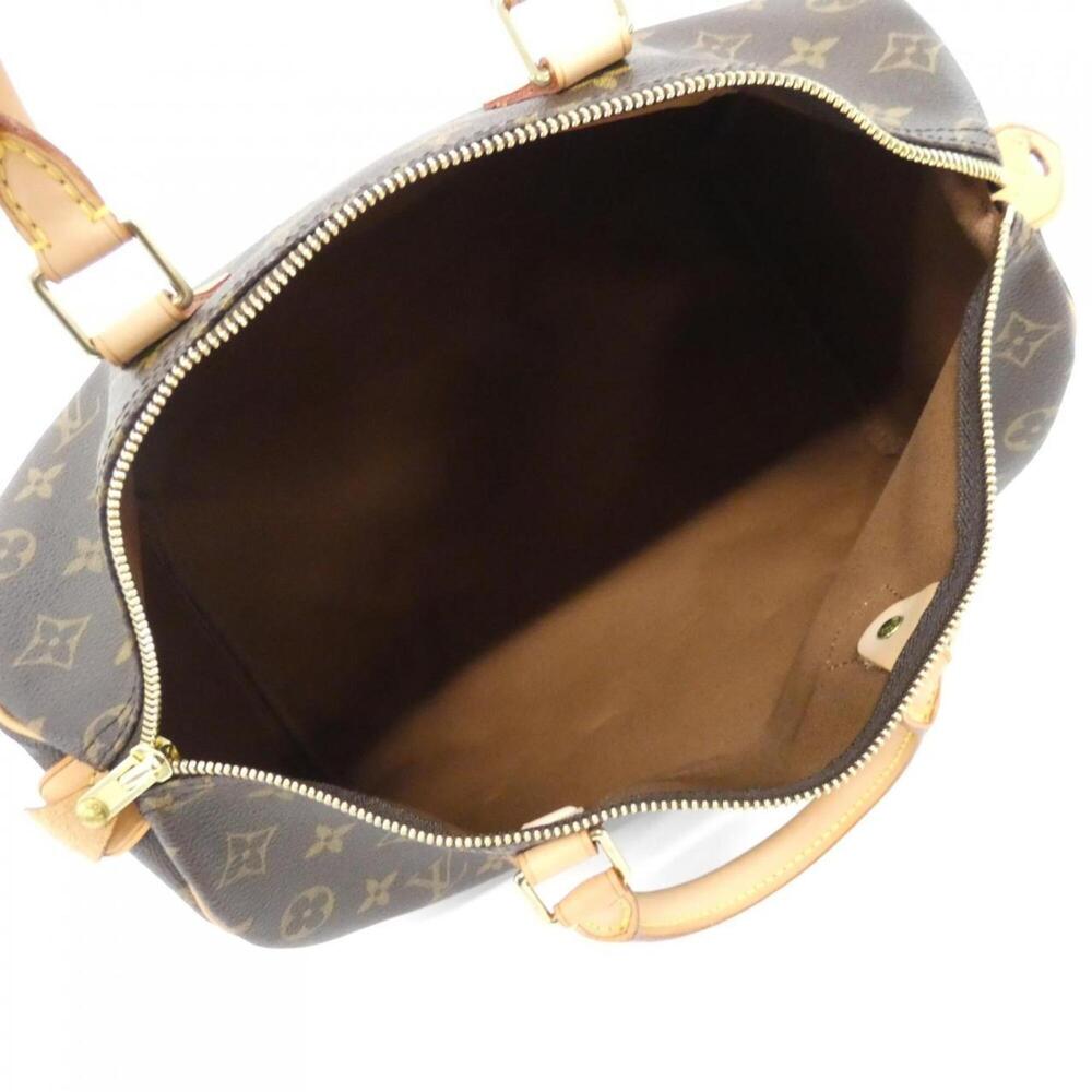 LOUIS VUITTON Brown Monogram Speedy 35 Boston Bag - Picture 8 of 8